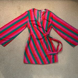 Show Me Your MuMu Vibrant Striped Mini Dress
